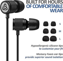 Load image into Gallery viewer, LUDOS Ultra USB C Headphones, 5 Years Warranty, Magnetic USB-C Earbuds for iPhone 16 15 Pro Max Plus Samsung Galaxy S24 S23 Ultra S22 S21 FE S20 Z Flip 3 Fold 4 A53 A54, USB Type C Earphones - Black
