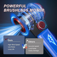 Load image into Gallery viewer, ATEngeus Compressed Air Duster, Stepless Speed Electric Air Duster, 100500RPM Cordless Air Duster with LED Light, Rechargeable Air Blower Replaces Canned Air, Keyboard Cleaner for Laptop, PC
