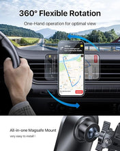 Load image into Gallery viewer, andobil Upgraded for MagSafe Car Mount Pro [Strongest Magnet, Big Phone Friendly] Magnetic Phone Holder for Car Vent Stable Cell Phone Car Holder Mount for iPhone 16 15 14 13 Pro Max Samsung S24 S23
