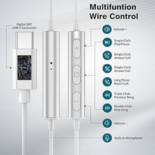 Load image into Gallery viewer, APETOO USB C Headphones Magnetic Wired Earbuds Noise Isolation in-Ear Type C Earphones with Mic Volume Control for iPhone 16 Pro 15 Pro,Samsung S24 S23 FE S22 Ultra Fold A35,iPad Air(M2),Pixel 7 6 5
