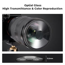 Load image into Gallery viewer, K&amp;F Concept 58mm Spiral Halo Camera Lens Filter, Premium Optical Glass Halo Swirl Special Effect Filter with Cleaning Cloth for Camera Lens
