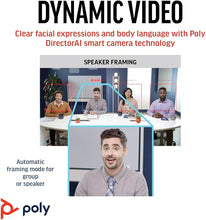 Load image into Gallery viewer, Poly Studio R30 4K Video Conferencing Bar (Plantronics) – Camera, Mic, &amp; Speaker for Small Rooms – Automatic Camera Framing – Noise Reduction Technology – Works w/Teams, Google, Zoom –Amazon Exclusive
