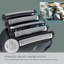 Load image into Gallery viewer, Panasonic Electric Razor for Men, Electric Shaver, ARC5 with Premium Automatic Cleaning and Charging Station, Wet Dry Shaver Men, Cordless Razor, with Pop-Up Trimmer ES-LV97-K, Black
