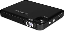 Load image into Gallery viewer, Magnasonic LED Pocket Pico Video Projector, HDMI, Rechargeable Battery, Built-in Speaker, DLP, 60&quot; Hi-Resolution Display for Streaming Movies, Presentations, Smartphones, Tablets, Laptops (PP60)
