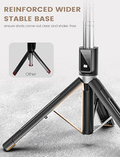Load image into Gallery viewer, Selfie Stick Phone Tripod with Remote, 50 inch Portable 5 in 1 Selfie Stick Phone Tripod, Wireless Selfie Stick Tripod for Cell Phone Compatible with iPhone 15/14/13 Pro Max Gopro Android
