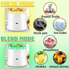 Load image into Gallery viewer, 20 Oz Portable Blender for Shakes Smoothie Juice, for Travel Gym Home Office, Personal Size Blender with 6 Blades 150W Mini Blender Waterproof USB Rechargeable Handheld Blender Cup, Black
