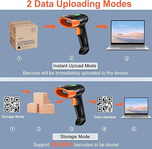 Load image into Gallery viewer, KUIIYER Wireless Barcode Scanner, 2D QR 1D Bar Code Scanners Handheld Barcode Reader with Updated 800 X 600 Pixel CMOS, Plug &amp; Play for Warehouse, Library, Supermarket, Square POS System &amp; More
