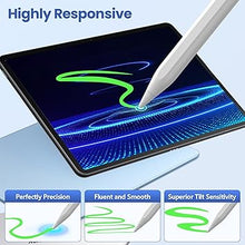 Load image into Gallery viewer, Stylus Pen for Touch Screen,15 Mins Fast Charge Stylus Pen for Samsung/Tablet/Phone, Android, High Precision Magnetic Universal Stylus Pencil for All Capacitive Touch Screen (White)
