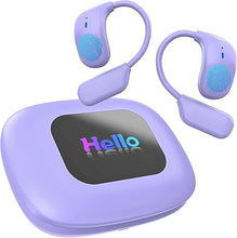 Load image into Gallery viewer, AI Language Translator Earbuds,3-in-1 Translation Device, Supports 144 Languages &amp; Accents, Real-Time Translation with 8 Offline Language Packs, Perfect for Travel Business and Learning(Purple)
