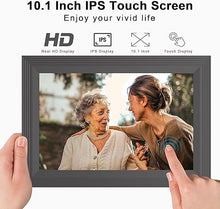 Load image into Gallery viewer, Forc Digital Picture Frame WiFi 10.1 Inch Digital Photo Frame with IPS HD Touch Screen, Electronic Picture Frame, Auto-Rotate, Easy Setup to Share Photos Load from Phone Via APP
