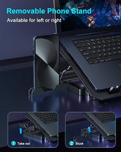 Load image into Gallery viewer, KeiBn Laptop Cooling Pad, Gaming Laptop Cooler 2 Fans for 10-15.6 Inch Laptops, 5 Height Stands, 2 USB Ports (S039)
