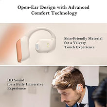 Load image into Gallery viewer, Open Ear Wireless Bluetooth Headphones Stereo Sound Air-Conduction with Charging Case, 28 Hours Playtime Lightweight IPX5 Sweat Resistant Sport Earbuds for Workout &amp; Leisure
