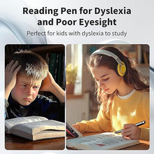 Load image into Gallery viewer, Translator Pen, Reading Pen for Dyslexia, Traductor De Voz Instantaneo, Pen Scanner Text to Speech Device, Scan Reader Pen OCR Digital Pen Reader, Wireless Translation Pen Scanner for Students Adults
