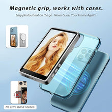 Load image into Gallery viewer, Wireless Selfie Monitor Screen for Media Content Creators, Back Camera Monitor Screen for iPhone &amp; Android, 1800mAh with Bluetooth Remote Rear Camera for Selfie Vlog Live Stream TikTok, Grey
