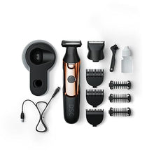 Load image into Gallery viewer, Dollar Shave Club | Double Header Electric Trimmer | Electric Razor with Beard Head &amp; Body Grooming Head
