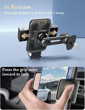 Load image into Gallery viewer, Phone Mount for Car Vent: [Never Blocking] Air Vent Cell Phones Holder for iPhone &amp; Samsung Android Smartphone [Thick Cases Friendly] Hands-Free Auto Mobile Phone Stand (Pink)

