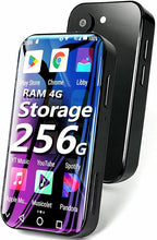 Load image into Gallery viewer, 256GB MP3 Player with Bluetooth WiFi 4G Internet, Mini MP3 MP4 Player with Spotify, 3.0 Touchscreen Digital Music Player with Amazon music, Portable Android MP3 Player with YouTube, Google Play,Camera
