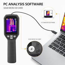 Load image into Gallery viewer, Thermal Imaging Camera, 120 x 90 IR Resolution 25Hz Refresh Rate, Handheld Infrared Thermal Imager 10800 Pixels, IP54, -4°F~752°F Temperature Range
