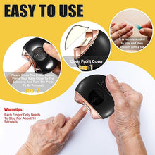 Load image into Gallery viewer, Minatee Automatic Nail Clipper, Electric Nail Clippers Safety Fingernail Cutter Nail Trimmer Nail Scissors Gift for Caregivers, Elderly, Adults, Children, Care Communities(Black)
