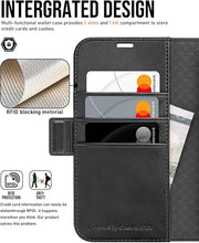 Load image into Gallery viewer, OCASE Compatible with iPhone 16 Wallet Case, PU Leather Flip Folio Case with Card Holders RFID Blocking Kickstand [Shockproof TPU Inner Shell] Phone Cover 6.1 Inch 2024, Retro Graphite
