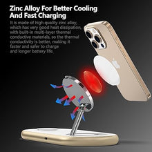 Load image into Gallery viewer, 2025 Upgraded 3 in 1 Charging Station for Apple Devices, Fast Magnetic Mag-Safe Wireless Charger Stand for iPhone 16/15/14/13/12 Series &amp; Apple Watch 1-9/Ultra &amp; AirPods Pro (Gold)
