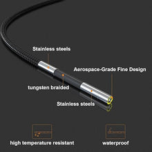 Load image into Gallery viewer, 3.9mm Articulating Borescope, DXZtoz Professional Super Thin Endoscope Inspection Camera with Turnable Snake Camera, Flexible Gooseneck Fiber Optic Scope with Light, Cool Gadgets for Men- 3.3FT

