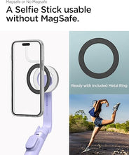 Load image into Gallery viewer, Spigen MagSafe Selfie Stick Tripod Stand (MagFit) with Bluetooth Remote Control Shutter 24" Extendable Compatible with MagSafe iPhone 16 15 14 13 12 Pro Max Mini &amp; Android Phones - Lavender
