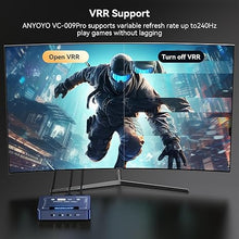 Load image into Gallery viewer, ANYOYO 4K@60Hz HDMI Capture Card, USB3.0 Game Capture Video, 4K@60FPS HD Recording, High-Speed Data Transfer, Game Capture,Video Capture Applicable for Live Game Streaming, Screen Sharing
