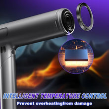 Load image into Gallery viewer, Ionic Hair Dryer with Diffuser High Speed Blow Dryer for Women Mini Foldable Portable Travel Hairdryer with Display Monitor
