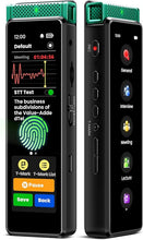 Load image into Gallery viewer, 40GB Digital Voice Recorder with Playback, Innioasis R1 Full Touchscreen Voice Recorder with AI Intelligent Transcription and Bluetooth, Voice Activated Sound Audio Recorder Device with Mic (Green)
