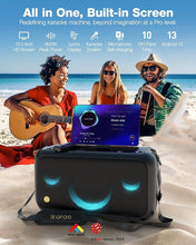 Load image into Gallery viewer, Karaoke Machine for Adults with Lyrics Display, Built-in 13.3&quot; Screen, Truly All in One Karaoke Machine with 2 Wireless Microphone (Hidden &amp; Self Charging), 800W Bluetooth Speaker for Party, TV
