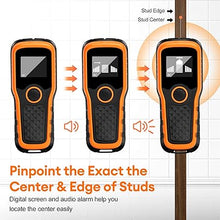 Load image into Gallery viewer, Dmyond Stud Finder Wall Scanner, 5 in 1 Stud Detector Beam Finders with High-Definition LCD Display, and Audible Alarm, for Center and Edge of Metal, Studs, AC Wire, and Pipe Detection
