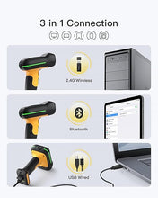 Load image into Gallery viewer, Inateck Industrial Barcode Scanner Bluetooth, 1D 2D QR Code Scanner Wireless with IP67 Waterproof and Dustproof, Handscanner with App &amp; SDK, BCST-75
