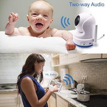 Load image into Gallery viewer, BM200 Video Baby Monitor with 5&quot; Touchscreen and HD Pan &amp; Tilt Camera, Two Way Audio, Lullabies, Nightlight, Automatic Night Vision and Temperature Monitoring Capability
