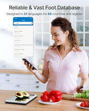 Load image into Gallery viewer, RENPHO Smart Food Kitchen Scale, Food Weight Scale with Nutritional Calculator, Digital Food Scale Grams and Ounces for Weight Loss, Calorie, Macro and Cooking, Stainless Steel
