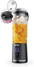 Load image into Gallery viewer, Ninja Blast Portable Blender, Cordless, 18oz. Vessel, Personal Blender For-Shakes and Smoothies, BPA Free, Leakproof-Lid and Sip Spout, USB-C Rechargeable, Dishwasher Safe, Metallic Black, BC151MB
