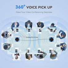 Load image into Gallery viewer, Tenveo MagiCall-EX Bluetooth Conference Speakerphone, Daisy Chain/Use Alone up to 30 attendees, Bluetooth/Wireless/USB Microphone, 360°Voice Pickup Noise Cancelling for Conference Call Large Meeting
