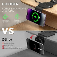 Load image into Gallery viewer, 3 in 1 Charging Station for Apple Multiple Devices, Foldable Travel Wireless Charger 18W for iPhone 16 15 14 13 Pro Max Plus &amp;Apple Watch Series/Airpods
