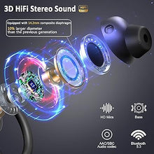 Load image into Gallery viewer, Wireless Earbuds Bluetooth Headphone Sport, 2024 Bluetooth 5.3 Earbud 14.2mm Driver Stereo Over Ear Buds, 48Hrs Earphone with Earhook, Noise Cancelling Mic, IP7 Waterproof Headset for Workout/Running
