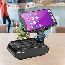 Load image into Gallery viewer, Gifts for Men,Cell Phone Stand with Wireless Bluetooth Speaker HD Surround Sound for Home and Outdoors with Bluetooth Speaker for Desk Compatible with iPhone/ipad/Samsung Galaxy
