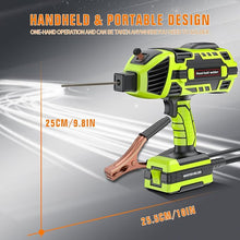Load image into Gallery viewer, 110V 120Amp Welding Machine Handheld Portable ARC Welder Gun Hand Held Welder Machine with Digital Display IGBT Inverter 6 Variable Current Adjustment for 1/16&#39;&#39;-1/8&#39;&#39; Welding Rods
