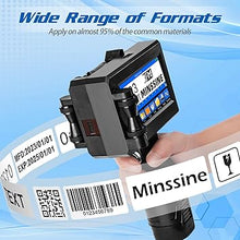 Load image into Gallery viewer, Handheld Inkjet Printer Gun MS-Z10 with 42ml Quick-Drying Ink Cartridge Portable Handheld Printer for Text/Barcode/Logo/QRCode/Counter/Batch Number/Date Coder(Printing Height: 0.08-0.5Inch)
