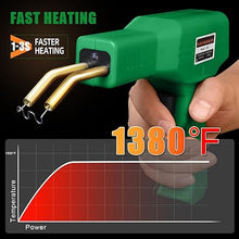 Load image into Gallery viewer, ATOLS Plastic Welder, 1000PCS Staples, Plastic Welding Kit, Hot Stapler Kit, Plastic Welder Gun Kit, Car Bumper Repair Kit, Plastic Repair Kit (Corded, Green)
