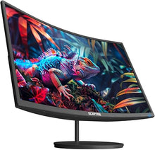 Load image into Gallery viewer, Sceptre 24-inch Curved 100Hz Gaming Monitor HDMI x2 VGA 100% sRGB Eye-Care, Build-in Speakers Machine Black 2024 (C248W-1920RNR Series)
