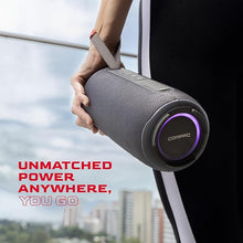 Load image into Gallery viewer, Compaq 40W Bluetooth Speaker – Portable Speaker with Bluetooth 5.3, IPX6 Waterproof, Uninterrupted Playtime, LED – Power and Performance for Indoor and Outdoor
