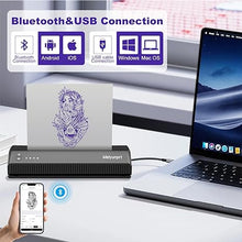 Load image into Gallery viewer, Tattoo Stencil Printer Bluetooth Thermal Stencil Printer for Tattooing Wireless Tattoo Machine Kit with 10 Transfer Paper Tattoo Printer Compatible with Smartphone &amp; PC for Tattoo Artists &amp; Beginners
