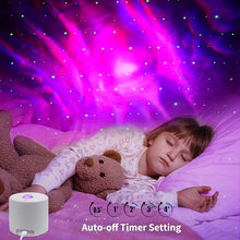 Load image into Gallery viewer, Star Projector, Galaxy Projector, Remote Control &amp; Timer Galaxy Light, LED Nebula Night Light Projector for Adults Bedroom Decoration, Party, Birthday, Christmas,Valentine's Day,Room Decor
