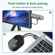 Load image into Gallery viewer, Wireless HDMI Transmitter and Receiver 50m, 4K Decode 2160P Output Wireless HDMI, 2.4G/5G Plug&amp;Play Portable HDMI Wireless,for Streaming Video and Audio to Monitor from Laptop/TV Box/Projector
