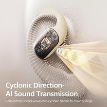 Load image into Gallery viewer, Open Ear Headphones, 35 Hours Playtime True Wireless Open Ear Earbuds with Ear Hooks, Air Conduction Headphones, Bluetooth 5.3, Clear Calls, IPX6 Waterproof Wireless Earphones - Beige
