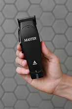 Load image into Gallery viewer, Andis Black Label MLC Professional Master Cordless Hair Trimmer, Adjustable Carbon Steel Blade Hair Clipper for Close Cutting, Black

